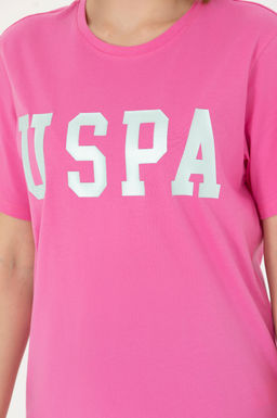 Женская розовая базовая футболка Неожиданная скидка в корзине - U.s. polo assn фото 7