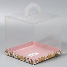 Цена за 5 шт. Коробка кондитерская, сундук, упаковка, With love, 20×20×20 см