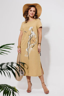 Платье Galean Style 963 песочный