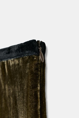 ZW COLLECTION LIMITED EDITION LACE VELVET SKIRT - Zara фото 6