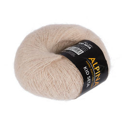 Пряжа ALPINA KID SETA 70% кид мохер, 30% шелк 4 шт. х 25 г 225 м  5 м