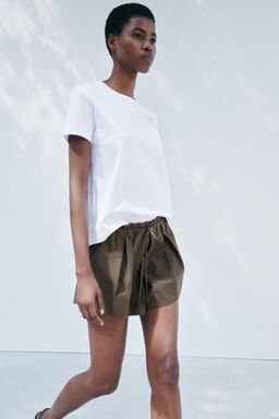 SHORT SLEEVE INTERLOCK T-SHIRT - Zara фото 17