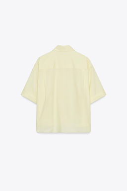 POPLIN SHIRT WITH POCKET - Zara фото 7