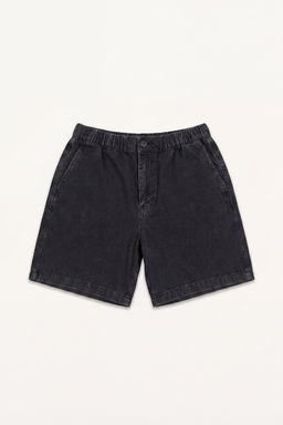 %100 Pamuk Relaxed Fit Bermuda Jean _ort - Defacto фото 7
