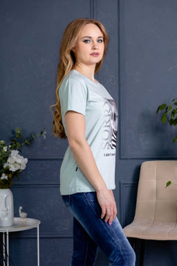 Футболка Алина (Кот в тельняшке) 3-541е