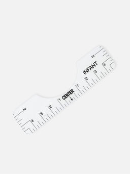 Набор линеек для раскроя горловины, 4 шт., 25.4×6.35/8.9/11.5/12.7 см