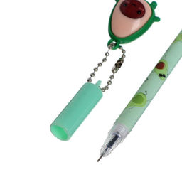 Цена за 12 шт. Ручка - прикол гелевая «Авокадо», МИКС