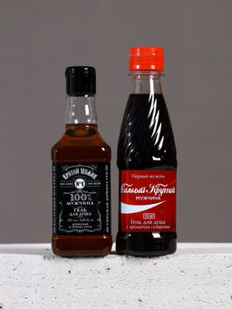 Подарочный набор косметики Крутой, гель для душа виски и гель для душа кола, 2250 - Чистое счастье фото 3