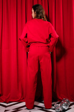 Брюки NIKVA н434 алый  фото 3