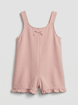 Fiyonk Detayl? K?z ?ocuk Salopet Elbise