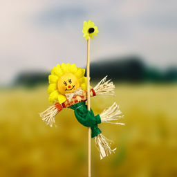 Огородное пугало Солнце, h=50 см, МИКС, Greengo  фото 2
