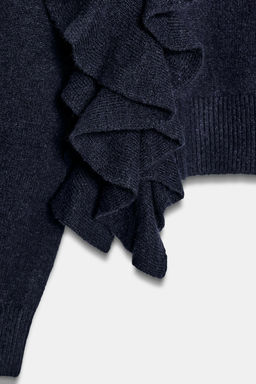 KNIT JUMPER WITH RUFFLES - Zara фото 6