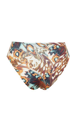 TRENDYOLMILLA Hayvan Desenli Dugumlu Yuksek Bel Hipster Bikini Alt? TBESS24BA00003  фото 10