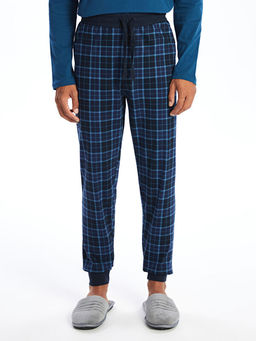 Пижамные штаны мужские в клетку стандартный крой Standart Kalip Ekose Pijama Alt