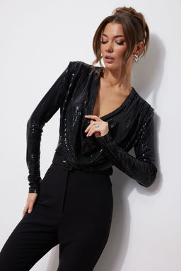 Блуза LYUSHe 4251 черный  фото 5