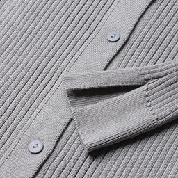 Джемпер женский на пуговицах MINAKU: Knitwear collection, серый, размер 42-44