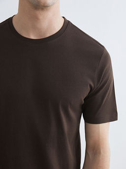 Bisiklet Yaka Penye Erkek Ti??rt