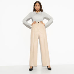 Брюки, Модный захват (beige)