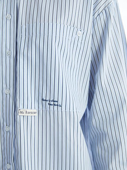 ?izgili Oversize Kad?n G?mlek Tunik