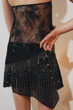 EMBROIDERED MINI SKIRT - Zara фото 3
