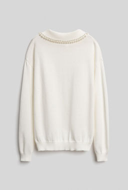 Джемпер детский для девочек Rafaela молочный - Acoola фото 4