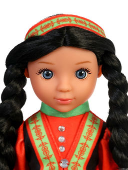 Кукла классическая «Любимая красавица» в башкирском костюме