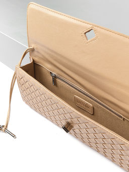 LACCOMA клатч PLB1893-бежевый эко кожа фото 6