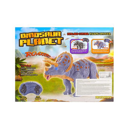 Динозавр радиоуправляемый Трицератопс, световые и звуковые эффекты, работает от батареек - Simaland фото 7