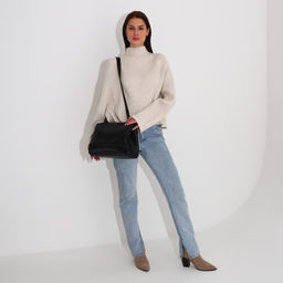 Сумка-мессенджер на магните, цвет чёрный - Simaland фото 7