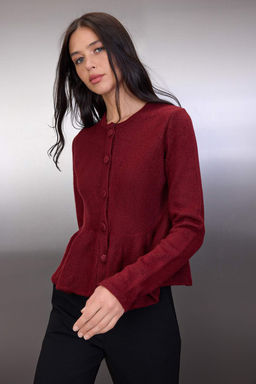 Antrasit Bisiklet Yaka Etek Ucu Volanl? Triko H?rka TWOAW26HI00232 - Trendyolmilla фото 13