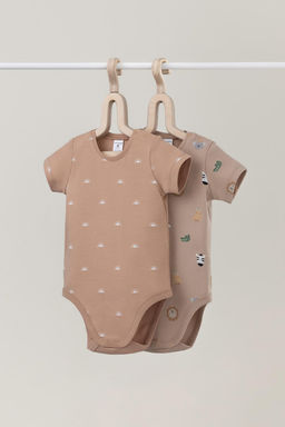 Crockid _ К 6239-2уп/зоопарк,маленькие солнышки набор полукомбинезон (боди) яс