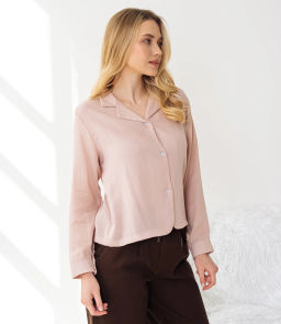 Рубашка #КТ9025 (3), пудровый - Dommod фото 2