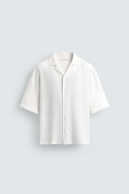 CAMISA FLUIDA BOXY FIT / Blanco roto - Zara фото 8