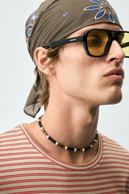 JACQUARD STRIPED T-SHIRT - Zara фото 6