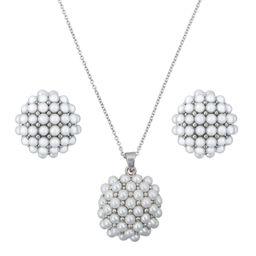 Комплект колье+серьги Fiore Luna