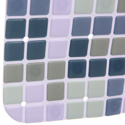 Коврик в ванну 64х34 "Орегон" сине-зеленый