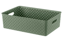 Корзинка с крышкой 7,5 л 35*24,5*10,5 см Береста оливковая - Elan gallery фото 13