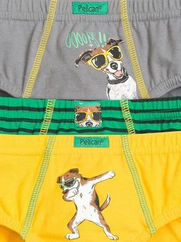 BULB3205(3шт. в упаковке) трусы для мальчиков