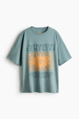 Camiseta oversize estampada - H&m фото 8