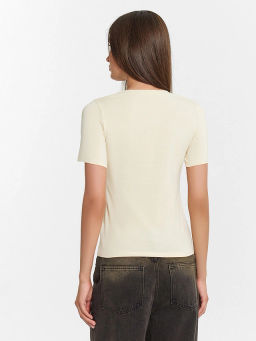 УЦЕНКА! МАЛОМЕРИТ НА 1,5 РАЗМЕРА!!! Футболка женская скимс базовая облегающая - Mark formelle фото 2