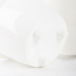 Горшок ОРФЕЙ 6л d24 h18 БЕЛЫЙ c вкладкой (уп.4) - Ортон фото 2