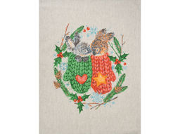 24С112-ШР/рп/фкор/к. Комплект полотенец из 3 шт 46*60 "Морозуля-3" цв. 1 рис. 10