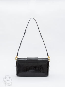 Сумка женская кожаная 6052L black Polina&Eiterou в Новосибирске