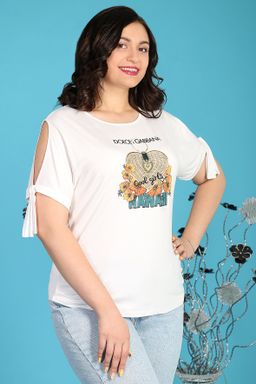 Футболка больших размеров женская