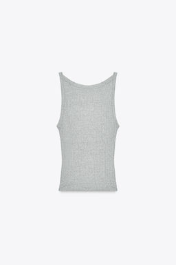 RIBBED HALTER TOP - Zara фото 16