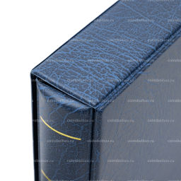 Альбом для монет без листов с защитным шубером формат Optima F Синий (LEUCHTTURM 302912)