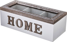 ШКАТУЛКА ДЛЯ ЧАЯ С 3 СЕКЦИЯМИ КОЛЛЕКЦИЯ HOME 23*10,5*8 СМ