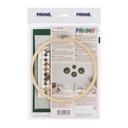 Набор для вышивания PANNA Живая картина JK-2258 Грибы. Белые 20.5 х 20.5 см