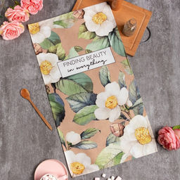 Полотенце Этель Сamellia 40х73 см, 100% хлопок, саржа 190 гр/м2