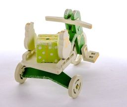 Елочная игрушка - Детский велосипед с багажником 6017 SnowMan - Idh фото 3